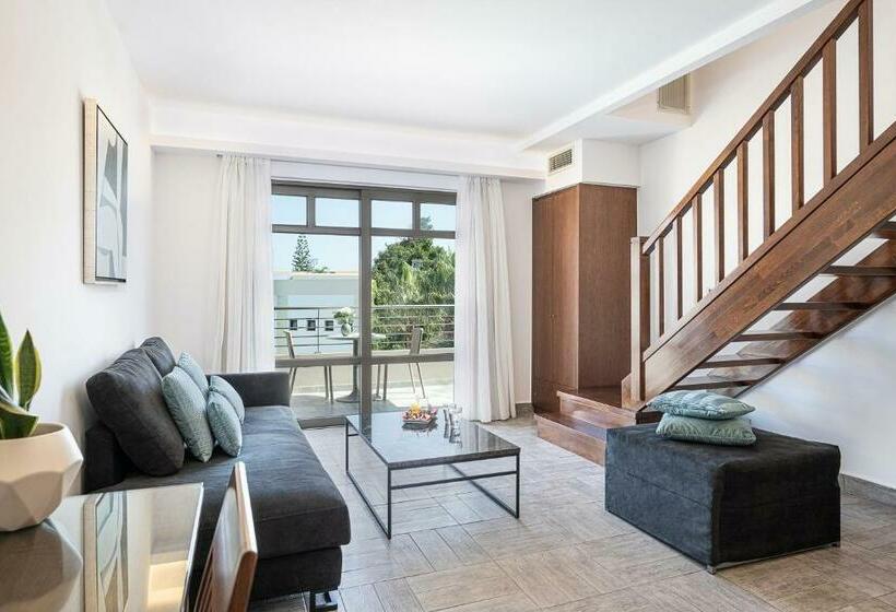 침실 1개 바다 전망 아파트, Porto Platanias Beach Resort & Spa