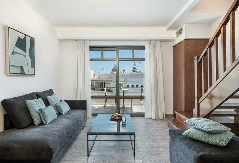 침실 1개 바다 전망 아파트, Porto Platanias Beach Resort & Spa