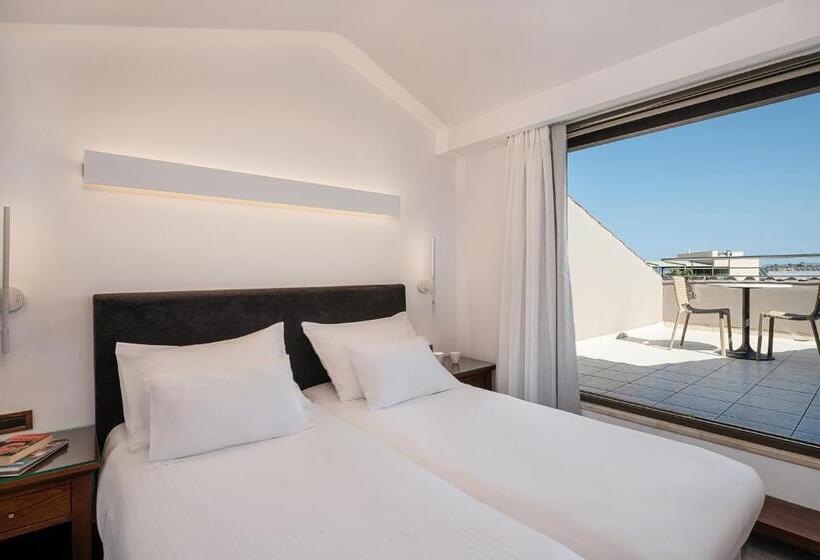 침실 1개 풀장 전망 아파트, Porto Platanias Beach Resort & Spa