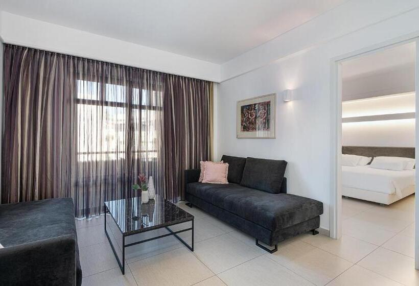 침실 1개 바다 전망 아파트, Porto Platanias Beach Resort & Spa