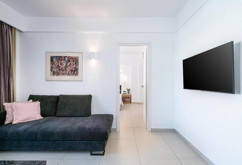 침실 1개 바다 전망 아파트, Porto Platanias Beach Resort & Spa