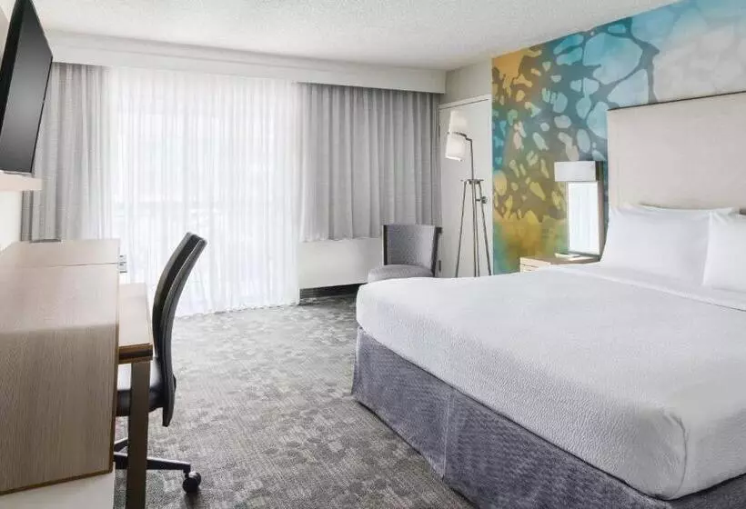 キングサイズベッドのスタンダードルーム, Courtyard By Marriott Orlando Lake Buena Vista At Vista Centre