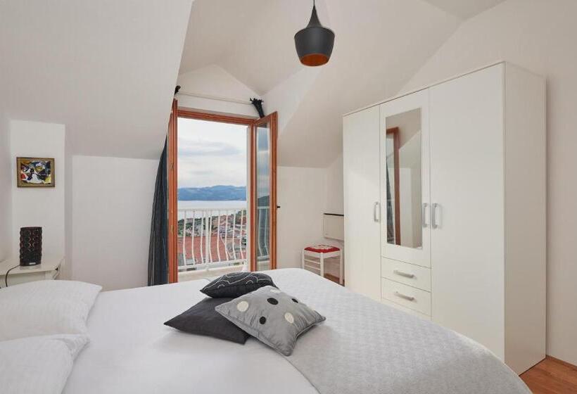 Comfort studio with sea view, Apartments Micika