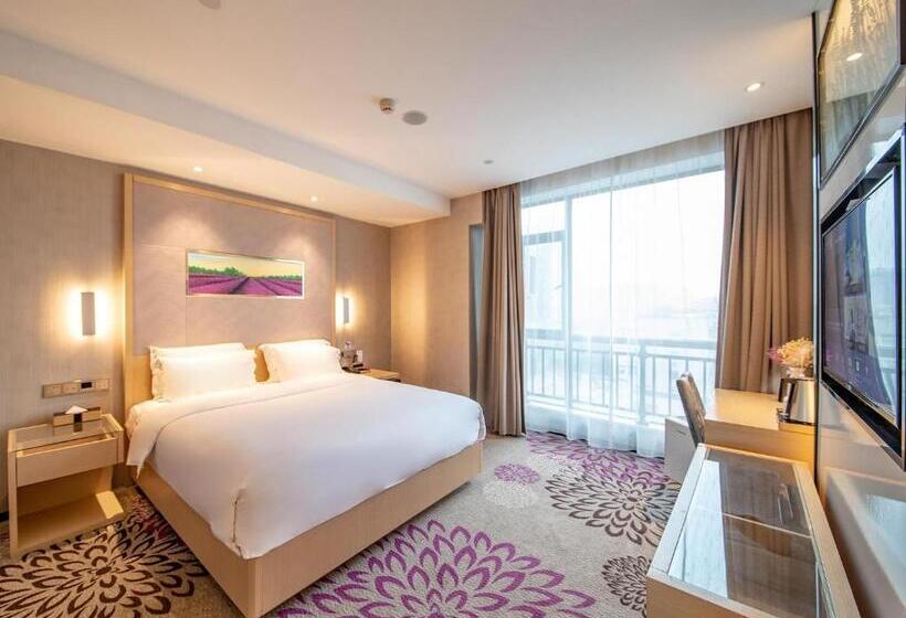 חדר דחוקס עם מיטת קינג, Lavande Hotel Xiangyang Train Station Peoples Square