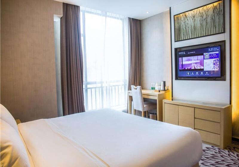 חדר דחוקס עם מיטת קינג, Lavande Hotel Xiangyang Train Station Peoples Square