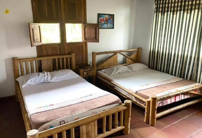 اتاق استاندارد چهار تخته, Finca Hotel Los Cocos