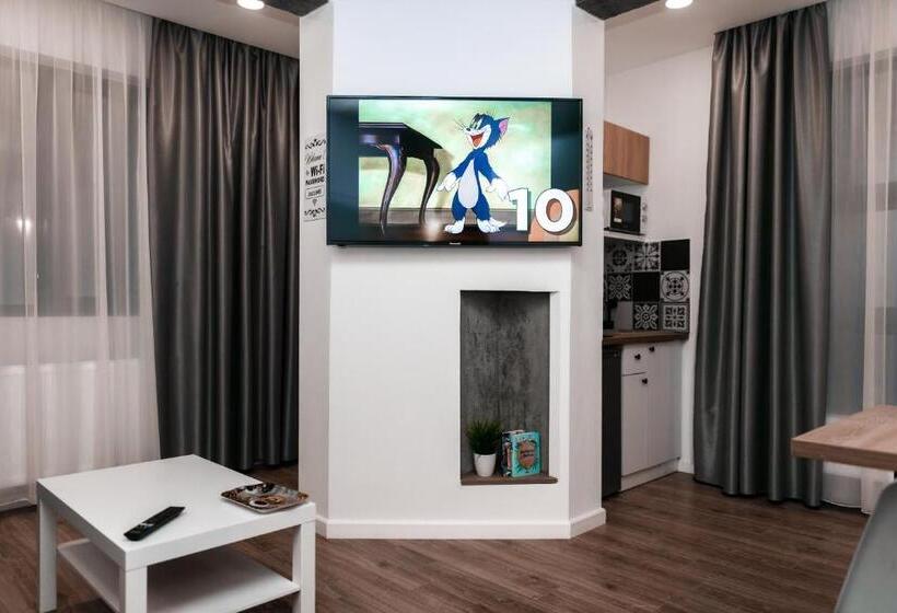１ベッドルームのデラックスアパートメント, Puzzle Apartaments&studios