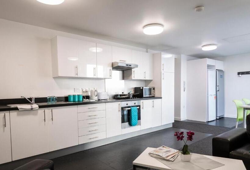 침실 1개 디럭스 아파트, Wenlock Court