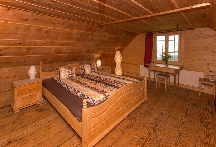 غرفة قياسية رباعية حمام مشترك, Bed And Breakfast Huobschür