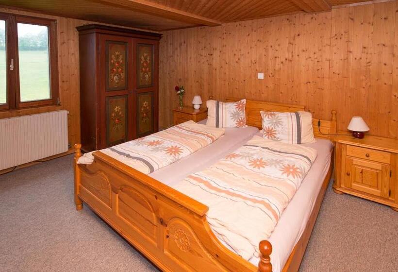 غرفة قياسية حمام مشترك, Bed And Breakfast Huobschür