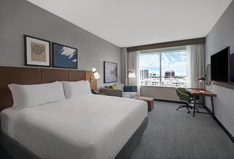 带大床的套房, Holiday Inn Express Houston Galleria Area By Ihg