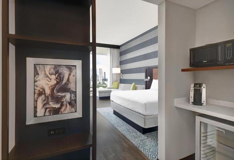 스위트 킹사이즈 침대, Holiday Inn Express Houston Galleria Area By Ihg