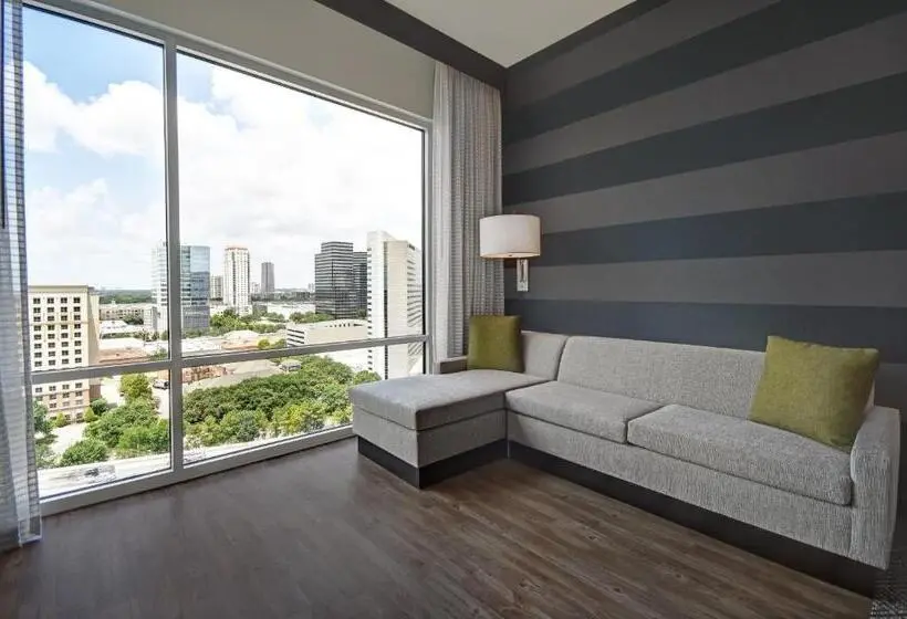 キングサイズベッドのスイートルーム, Holiday Inn Express Houston Galleria Area By Ihg