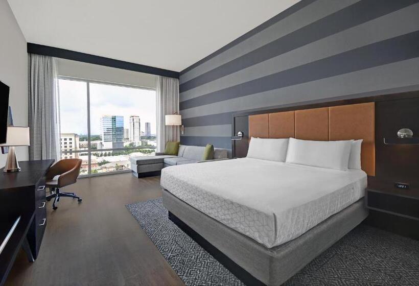 스위트 킹사이즈 침대, Holiday Inn Express Houston Galleria Area By Ihg