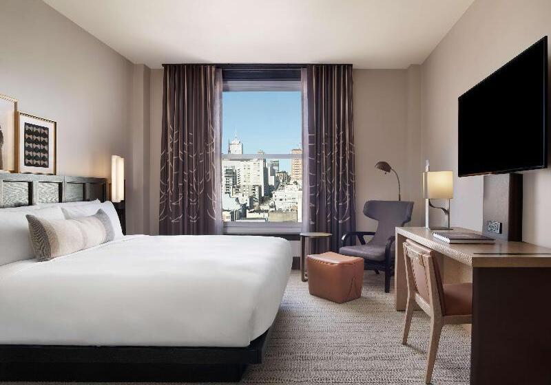 غرفة قياسية سرير كينج, The Clift Royal Sonesta San Francisco