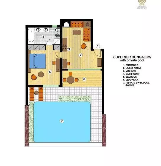 スーペリアーバンガロー, Elounda Mare Relais & Chateaux