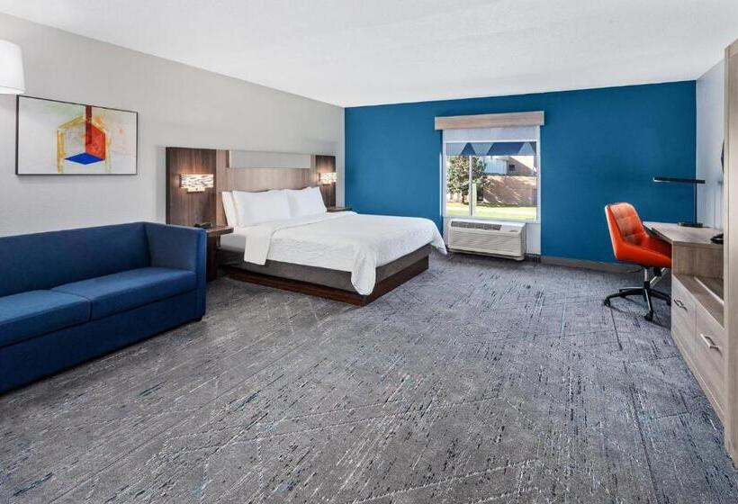 Büyük Çift Kişilik Yataklı Süit, Holiday Inn Express Hotel & Suites Chicago Algonquin, An Ihg