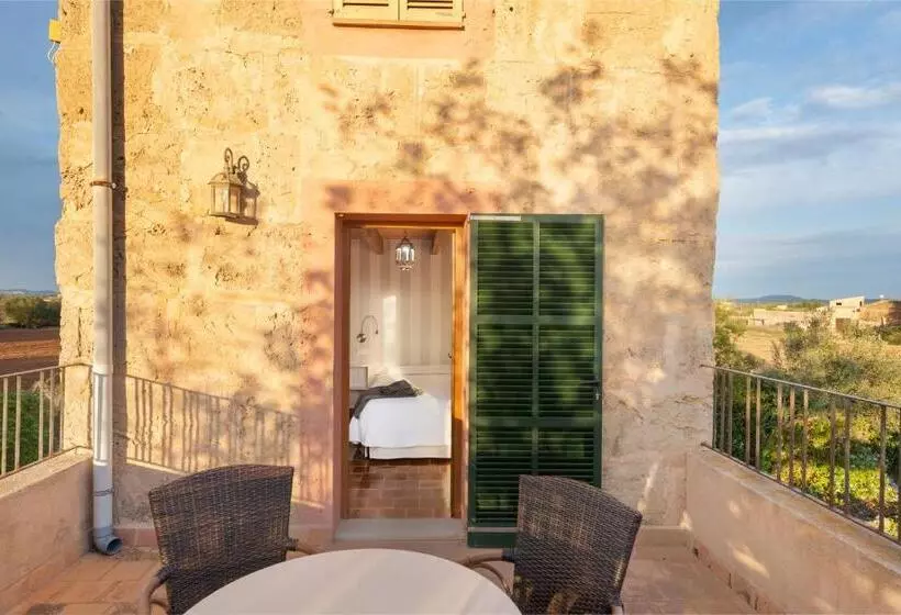 آپارتمان 1 خوابه با تراس, Finca Hotel Can Canals & Spa