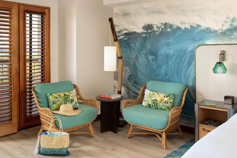 キングサイズベッドのスタンダードルーム, Sheraton Kauai Coconut Beach Resort