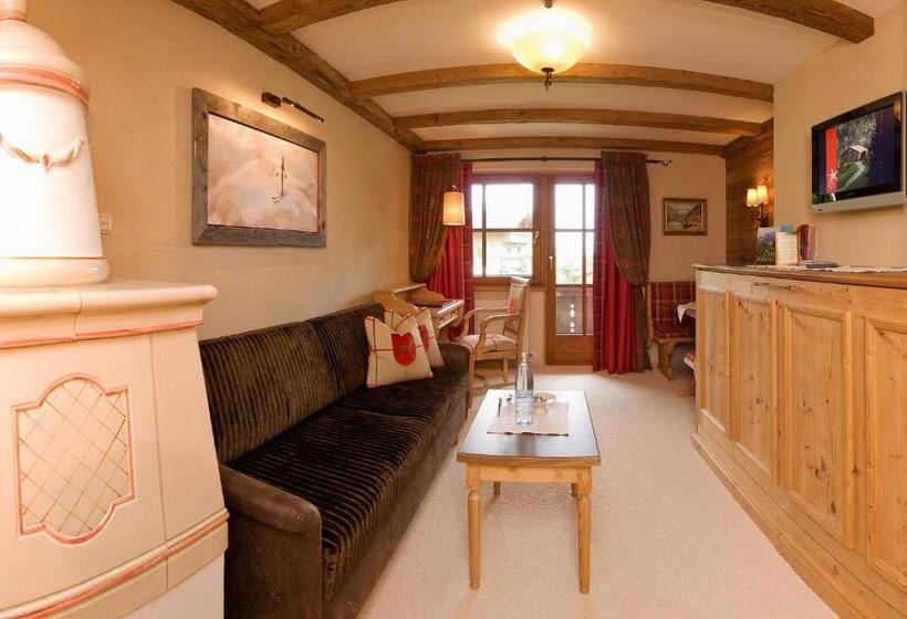 Deluxe Værelse m. Balkon, Alpin Spa Tuxerhof