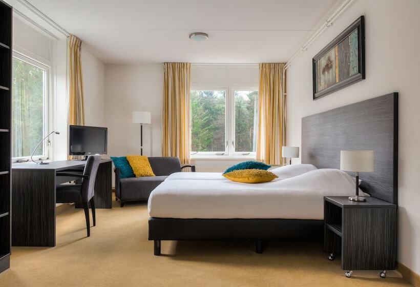 جناح جونيور مزوَّد بشرفة, Fletcher Hotel Restaurant De Eese