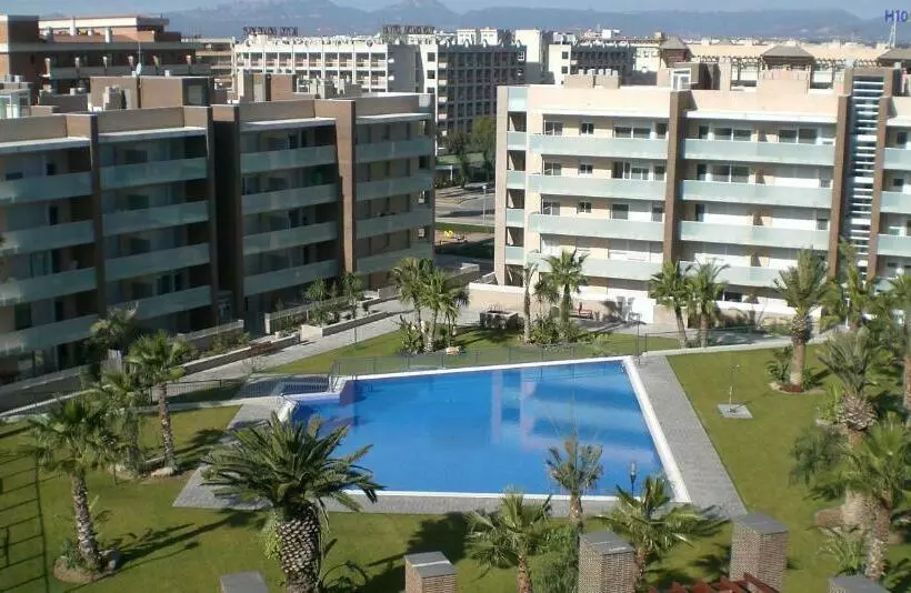 آپارتمان 1 خوابه با چشم‌انداز استخر, Ibersol Spa Aqquaria