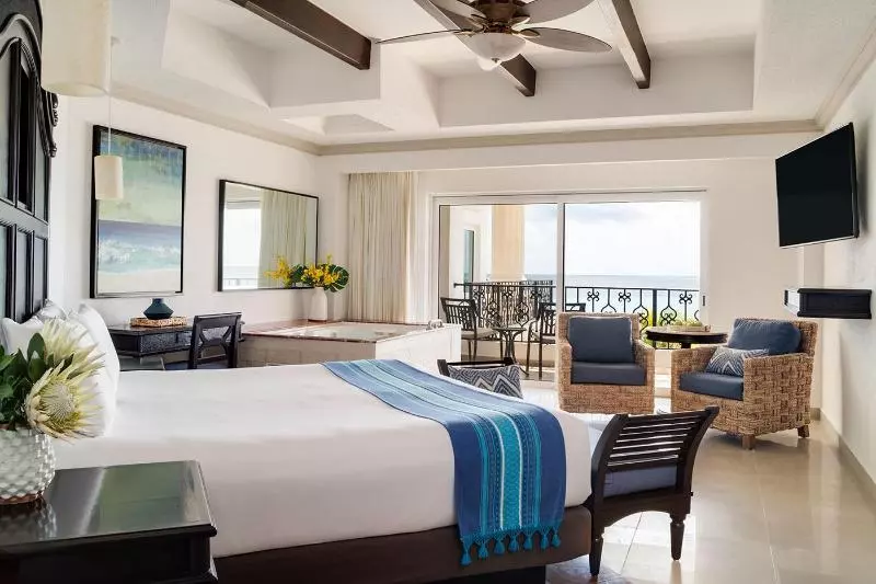 キングサイズベッドのジュニアスイート, Hyatt Zilara Cancun   All Inclusive   Adults Only