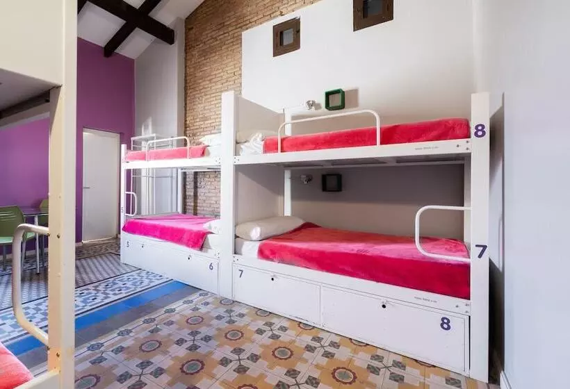 تختخواب در اتاق مشترک, Purple Nest Hostel