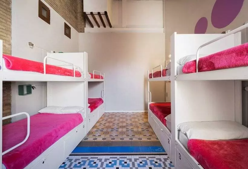 تختخواب در اتاق مشترک, Purple Nest Hostel