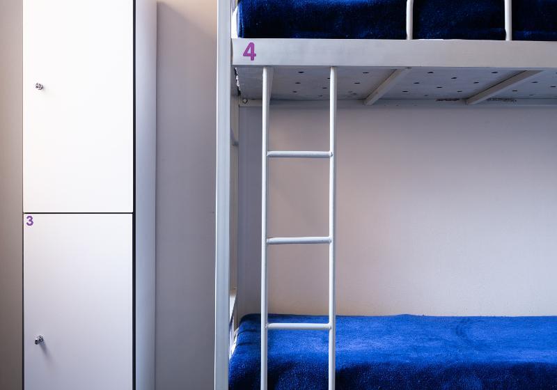 تختخواب در اتاق مشترک, Purple Nest Hostel