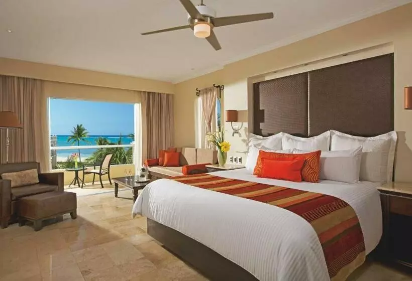 オーシャンビューのデラックストリプルルーム, Dreams Tulum Resort & Spa