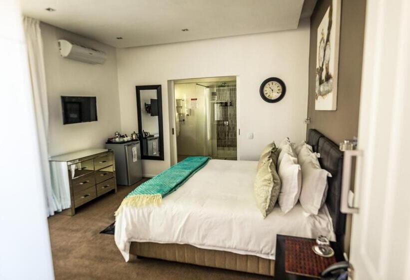 디럭스 룸 킹사이즈 침대, Point B Guest House  Sustainable Solar Energy