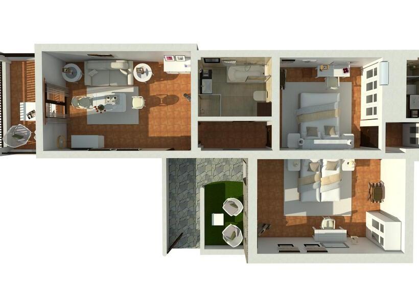 Люкс 2 Спальни, Aegean Suites, Santikos Collection