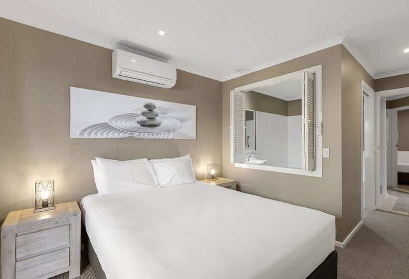 침실 2개 바다 전망 아파트, Aqualuna Beach Resort