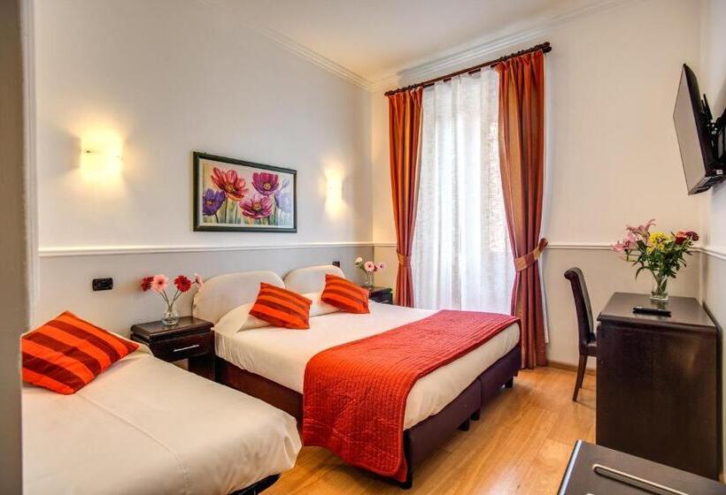 Standaard Driepersoonskamer, Everest Inn Rome