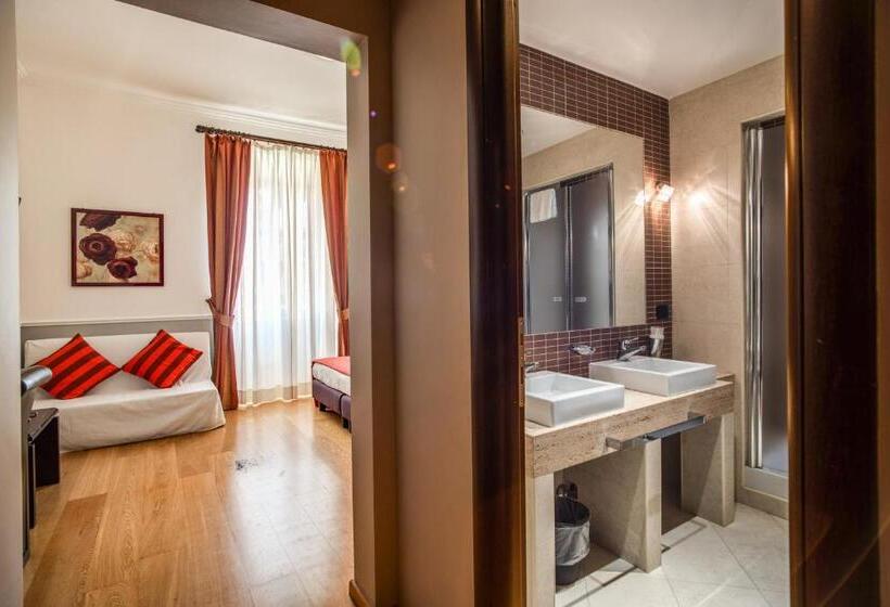 Standaard Vierpersoonskamer, Everest Inn Rome