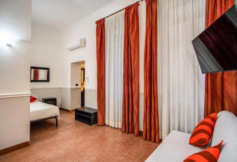 Fyrbädds Standardrum, Everest Inn Rome