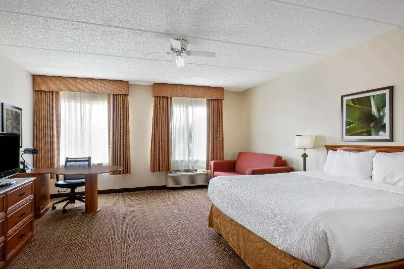 キングサイズベッドのデラックスルーム, La Quinta Inn & Suites By Wyndham Sawgrass
