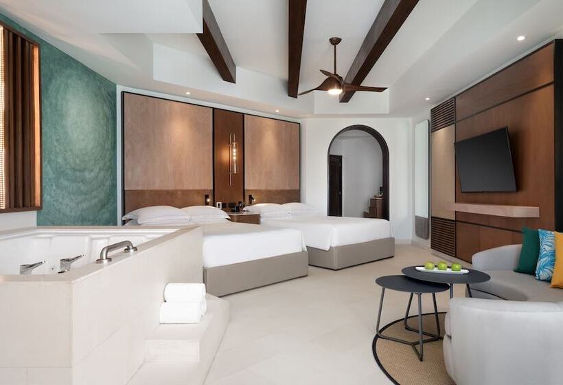 Junior Suite mit Meerblick, Hilton Playa Del Carmen, An All Inclusive Adult Only Resort