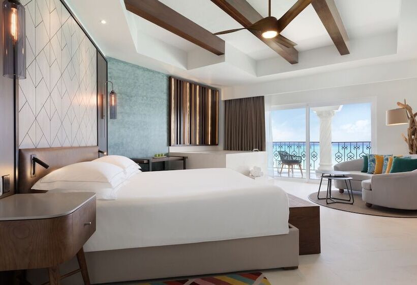 Junior Suite mit Meerblick, Hilton Playa Del Carmen, An All Inclusive Adult Only Resort
