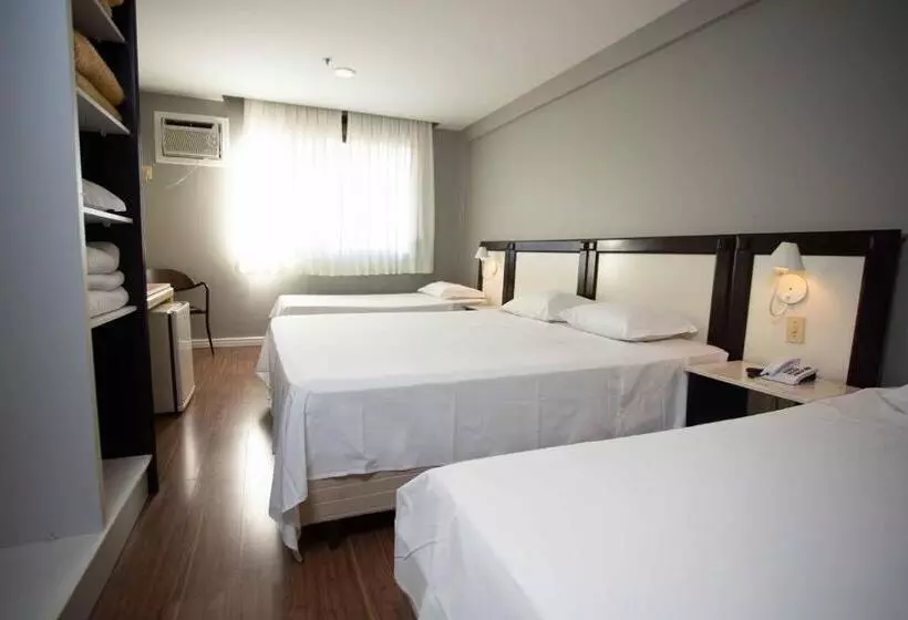 اتاق استاندارد چهار تخته, Master Express Alberto Bins  200 Metros Do Hospital Santa Casa