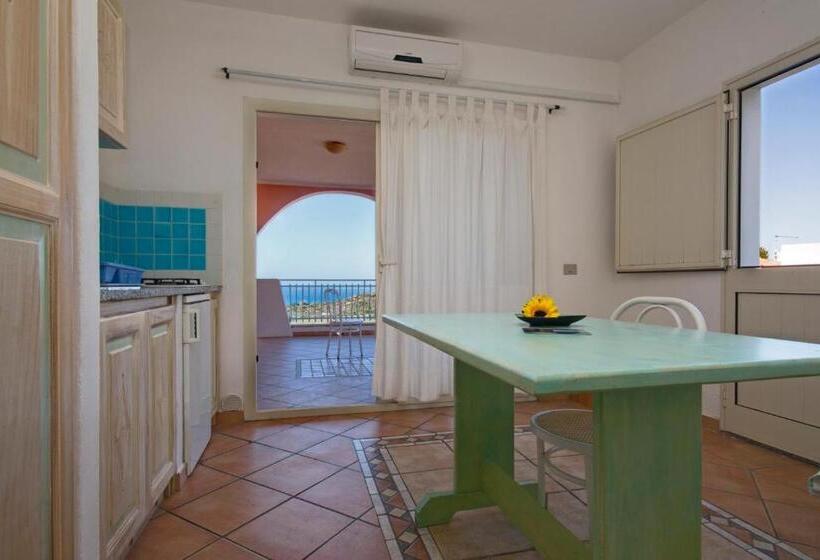 דירת חדר נוף לים, Residence Hotel Lu Nibareddu