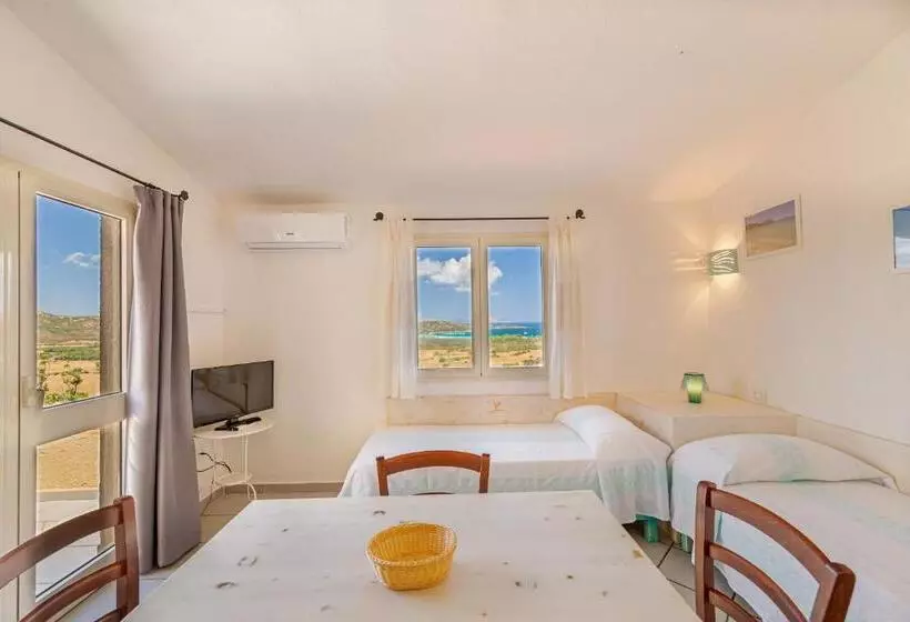 海の見える１ベッドルームアパートメント, Residence Hotel Lu Nibareddu