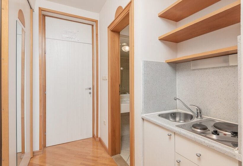 스탠다드 스튜디오 측면 바다 전망, Aparthotel Plat