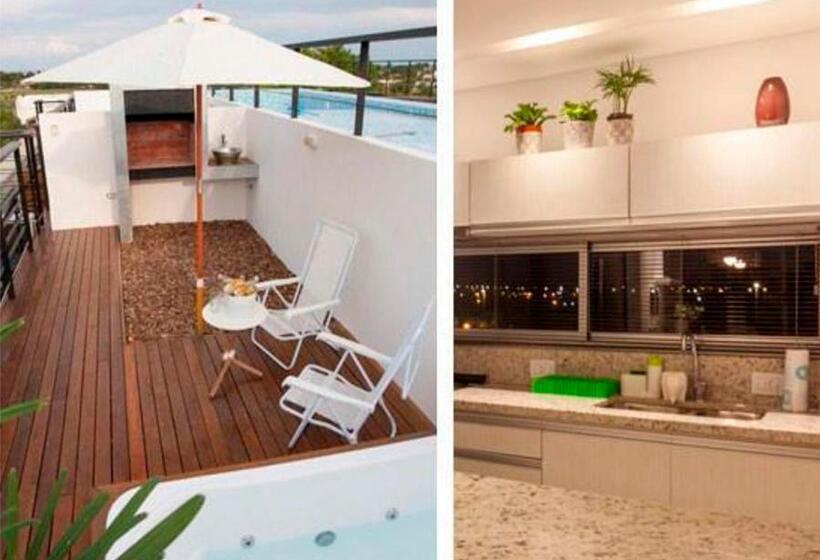 شقة غرفة واحدة مزودة بتراس, Alma De Agua Resort