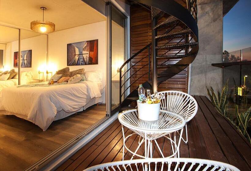 شقة غرفة واحدة مزودة بتراس, Alma De Agua Resort