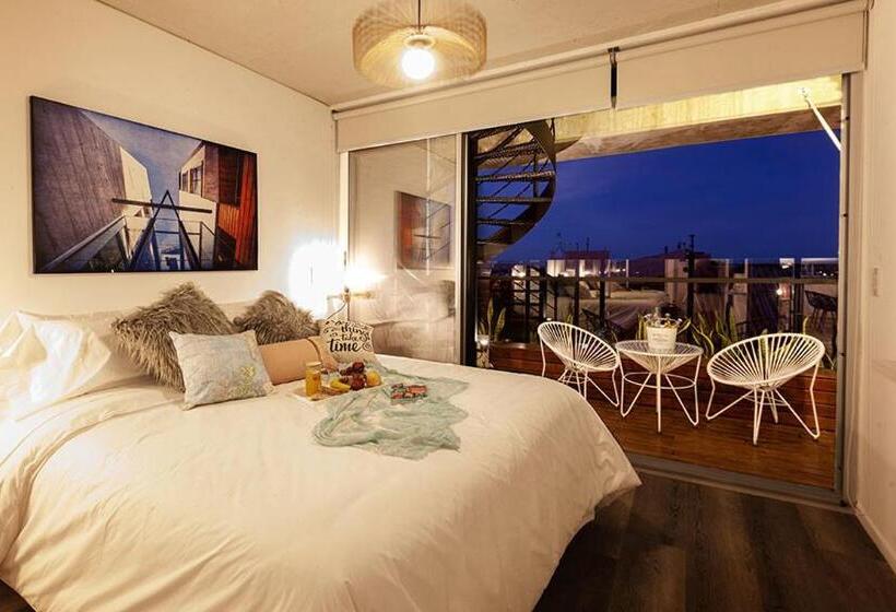 شقة غرفة واحدة مزودة بتراس, Alma De Agua Resort