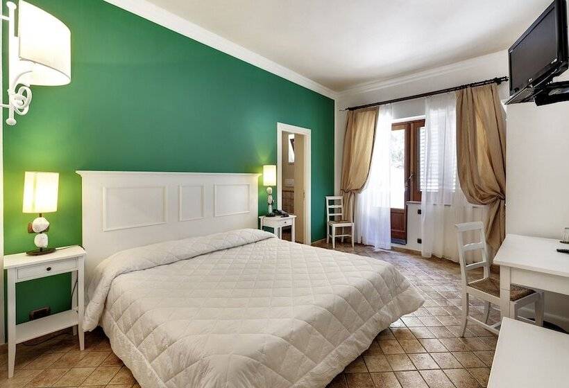 带花园景观的古典房间, Villa Enrica   Aeolian Charme