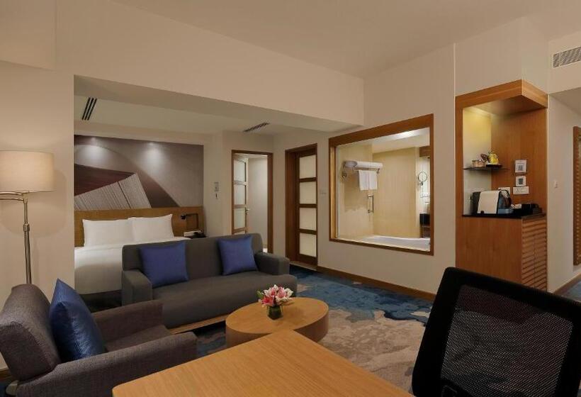 Junior Suite Queen Bed, Novotel Hyderabad Convention Centre