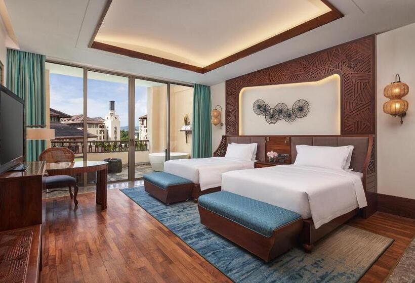 غرفة قياسية مطلّة علي البحر, Fairmont Sanya Haitang Bay